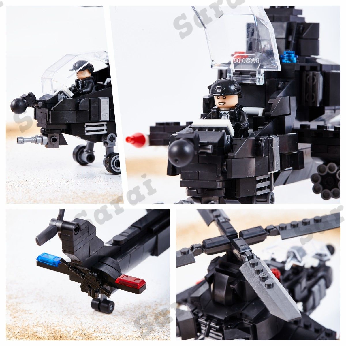 レゴブロック ヘリコプター レゴ 軍隊 LEGO レゴ 互換 ブロック SWAT 