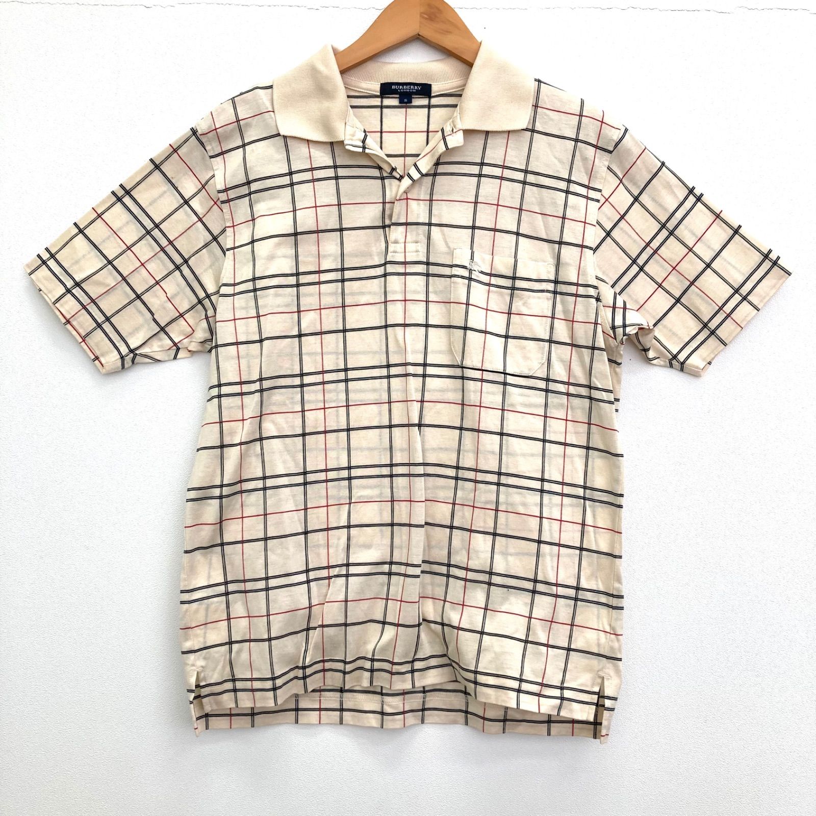 ?最終価格?【BURBERRY】バーバリー チェック柄 半袖シャツ 
