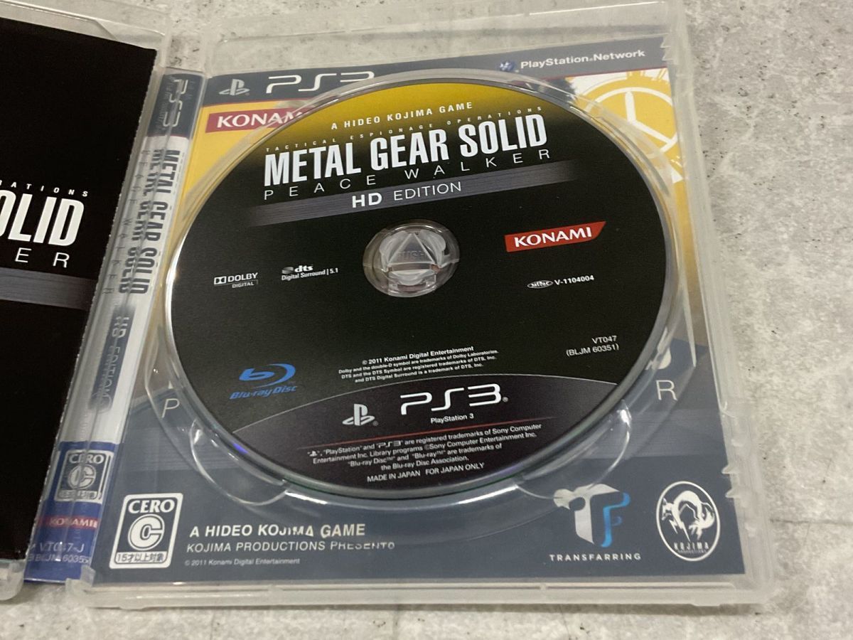 PlayStation3/プレイステーション3/プレステ3/PS3 KONAMI/コナミMETAL GEAR SOLID PEACE WALKER HD EDITION/メタルギアソリッド ピースウォーカー HDエディション ソフト/■