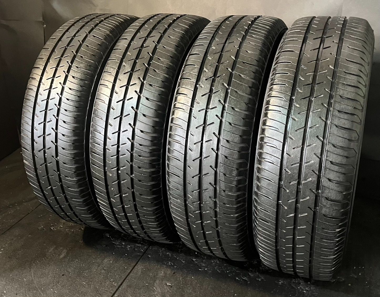 製 約7.5〜8.5分山 BRIDGESTONE製 セイバーリング SEIBERLING SL101 195 65R15 4本 h_548