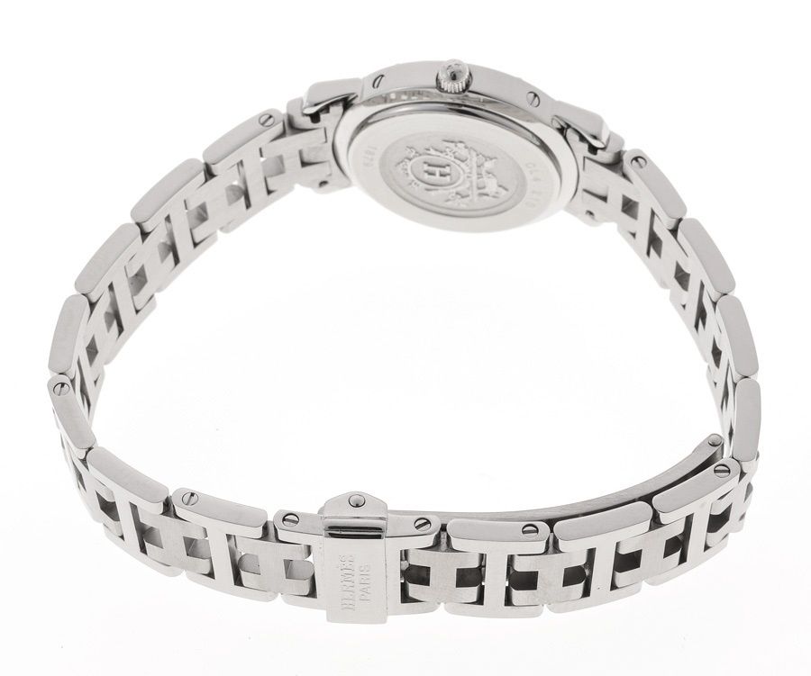 エルメス / HERMES クリッパー CL4.210 ホワイト クオーツ 【中古  