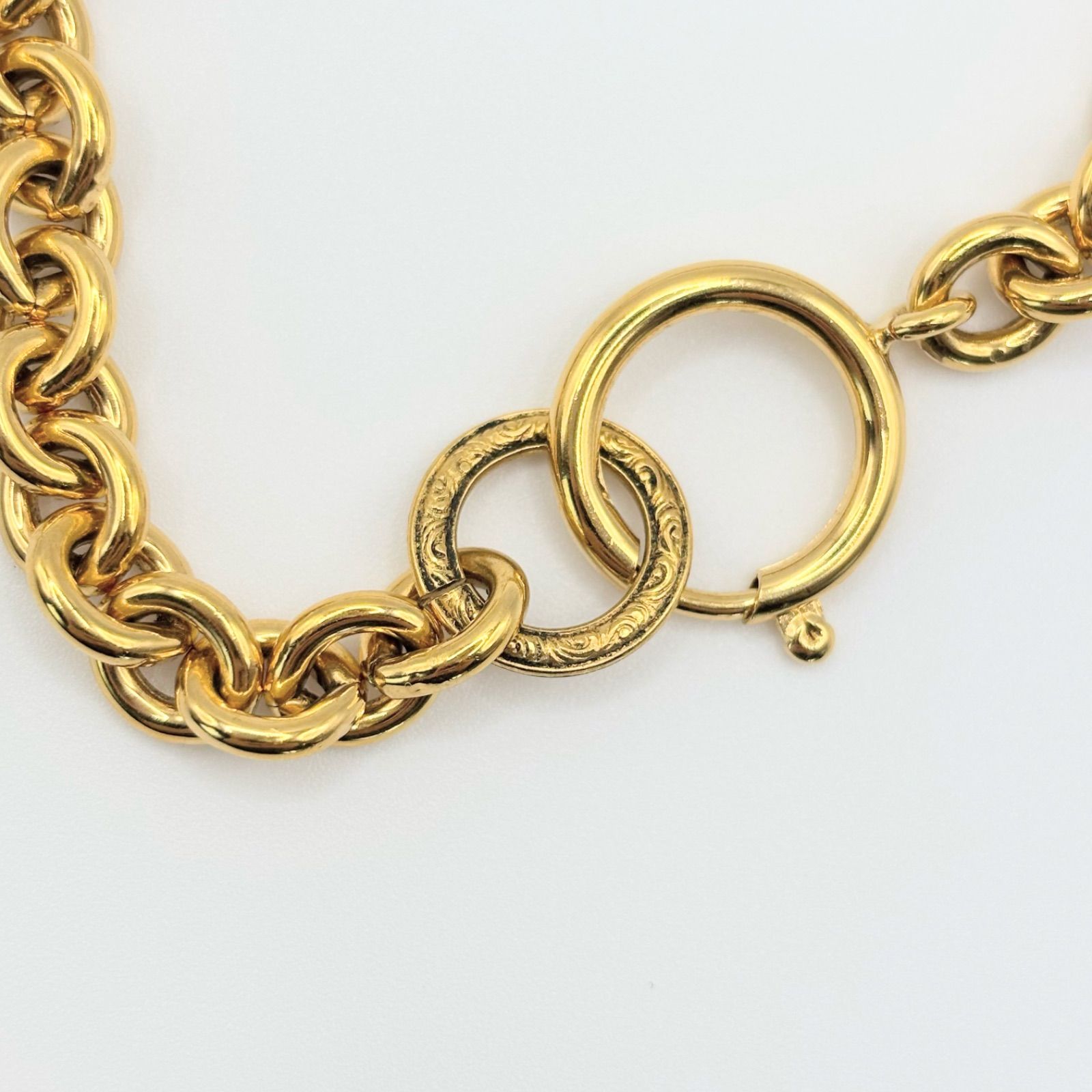 ヴィンテージ CHANEL シャネル ネックレス ココマーク 94P ゴールド