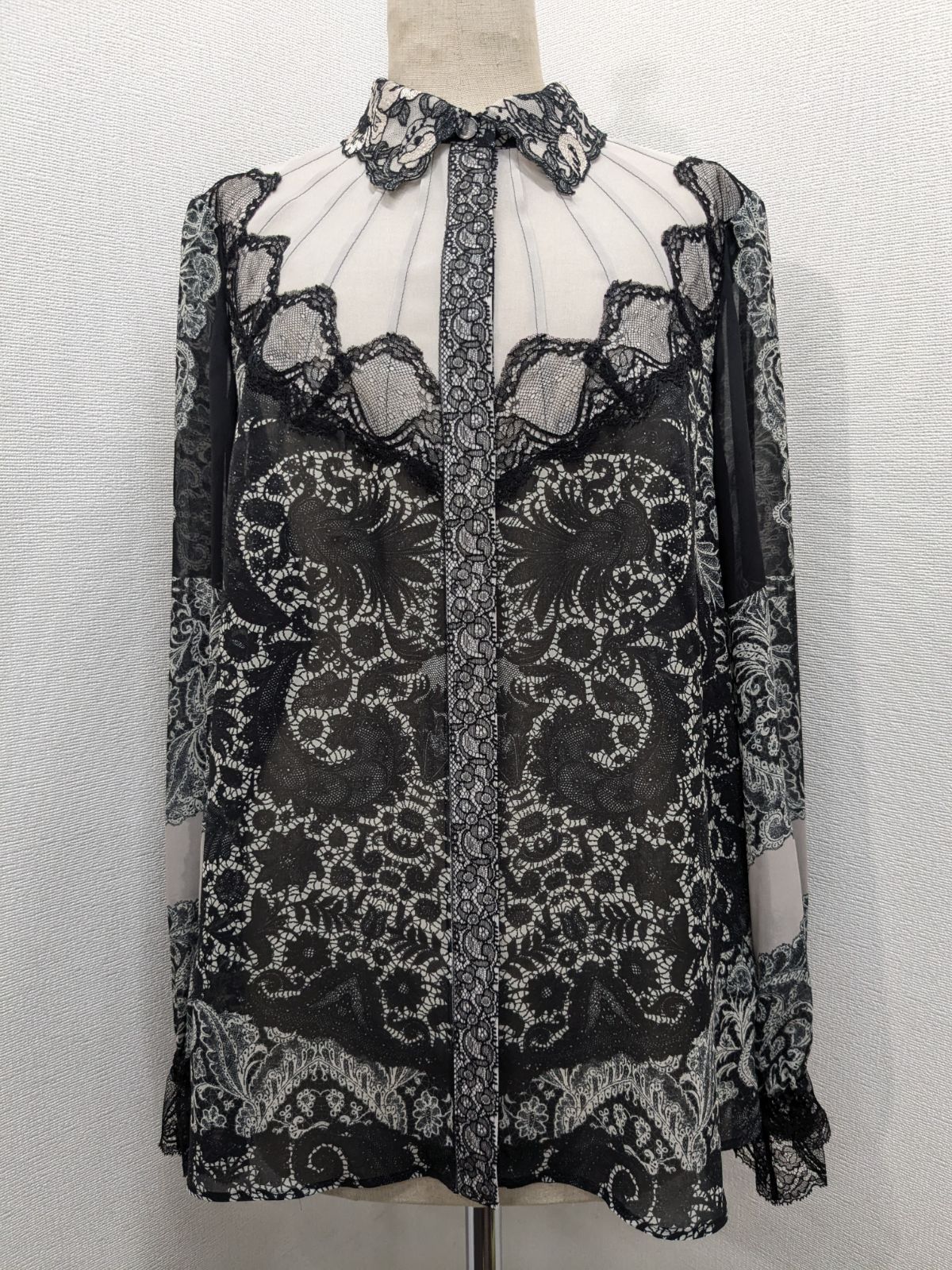 インポートロッサ Import ROSSA レース ロングブラウス import