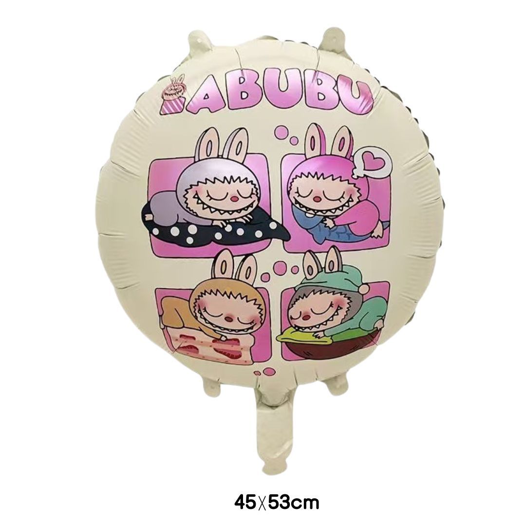 ラブブ LABUBU 大型 7枚 誕生日 飾り付け シューター バルーン