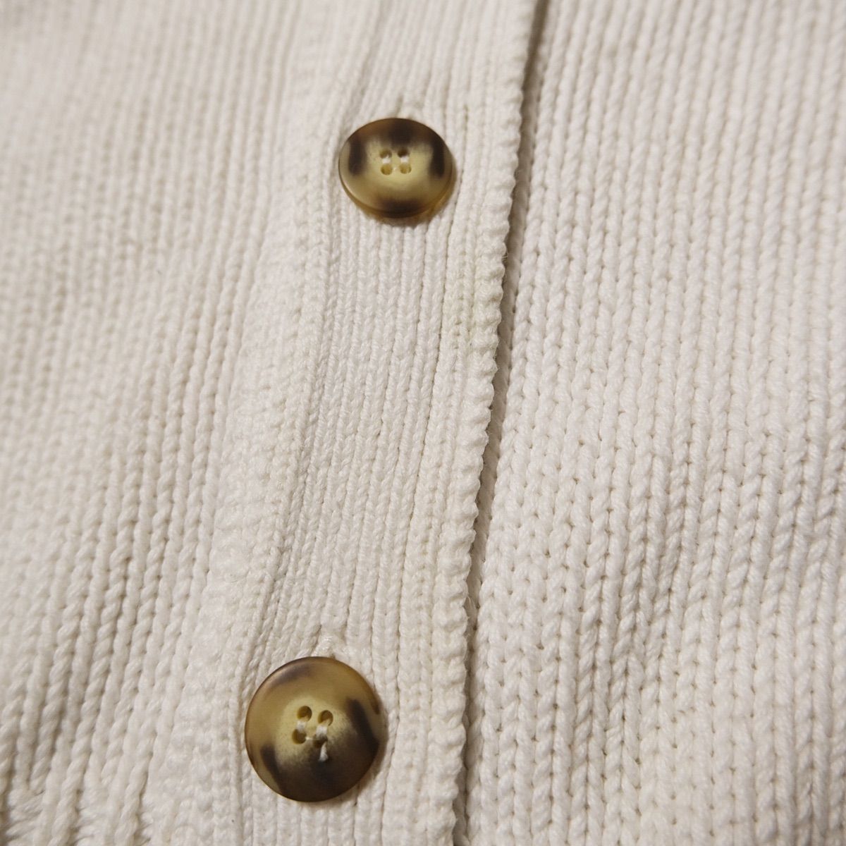 90's ギャップ GAP コットン ニット カーディガン 白 (S) ホワイト 90