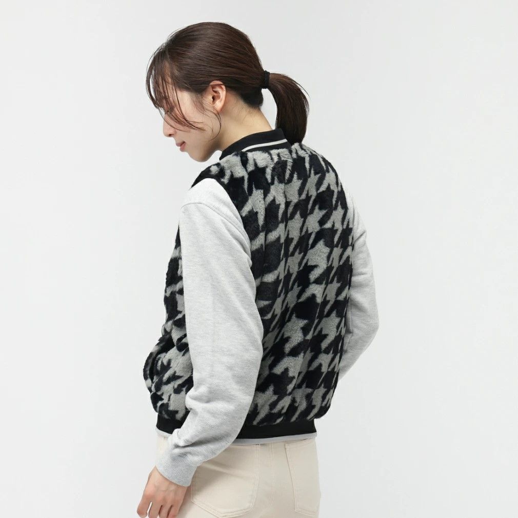 値段が安い Ld キャロウェイ レディース ゴルフウェア ウインドベスト 秋 冬 千鳥プリントファーベスト C25216203 Callaway ブラック 葛西店