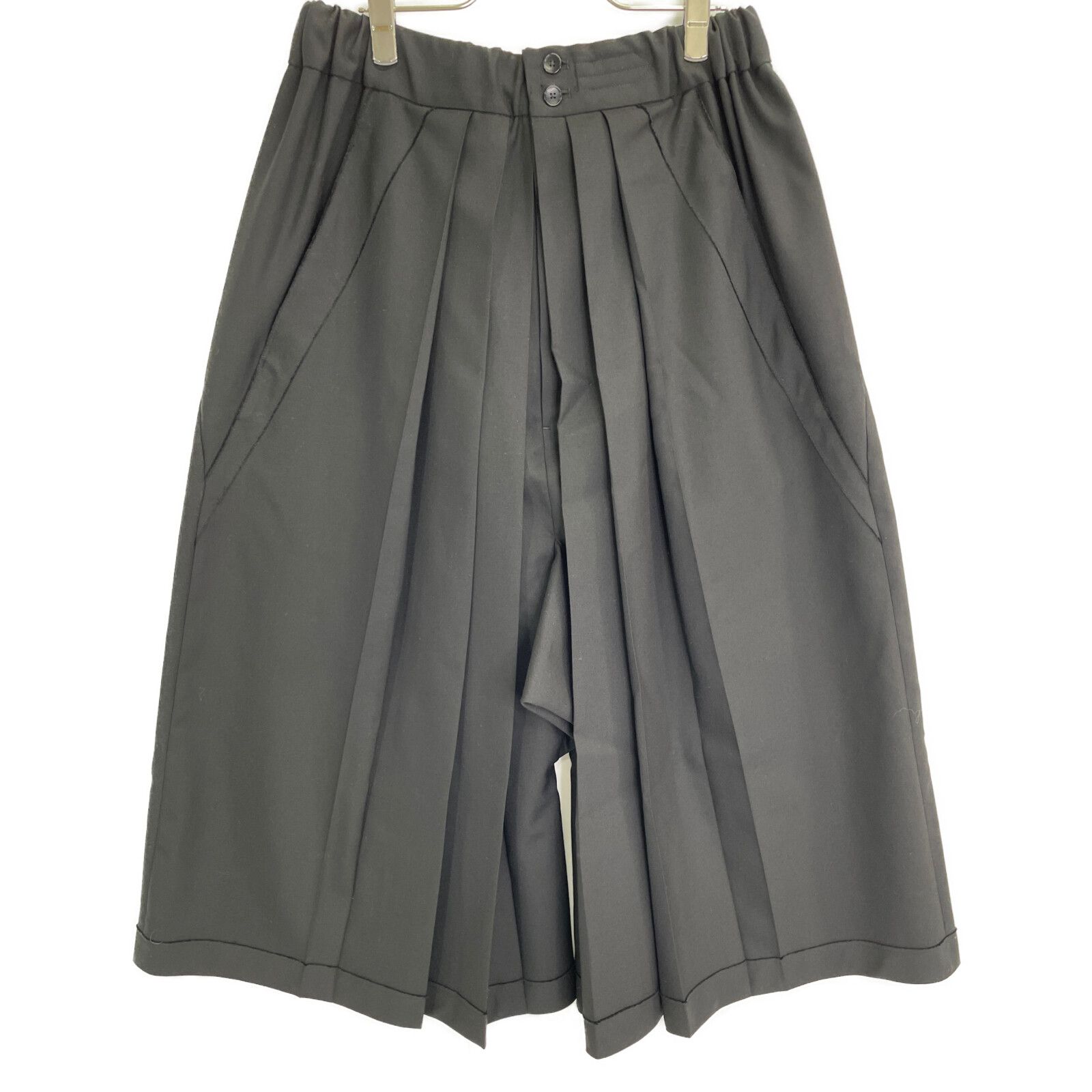 Ground Y グラウンドワイ ﾌﾞﾗｯｸ GA-P22-100 T/W Gabardine