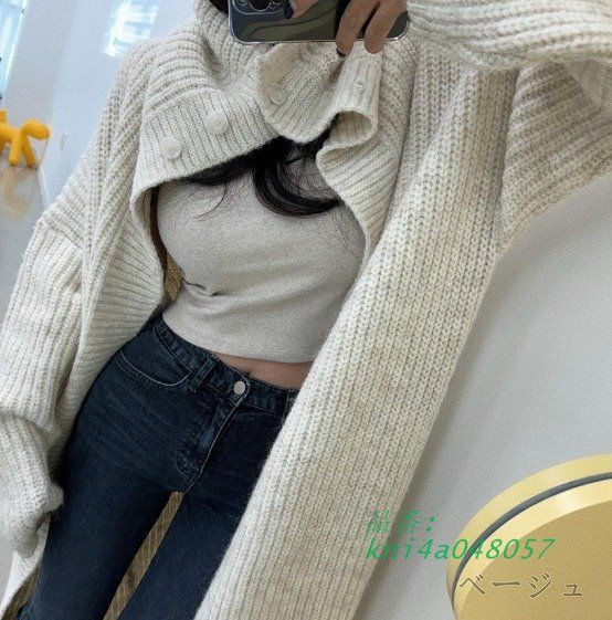  ニットセーター韓国ファッ kni 4 a 048057 ノースリーブ ニット セーター