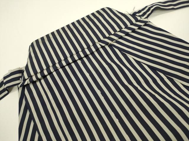  平和屋着物 男性 馬乗り袴 縞 正絹 du 袴 着物 浴衣