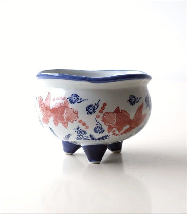 金魚鉢 陶器 おしゃれ 和風 水鉢 睡蓮鉢 メダカ鉢 かわいい