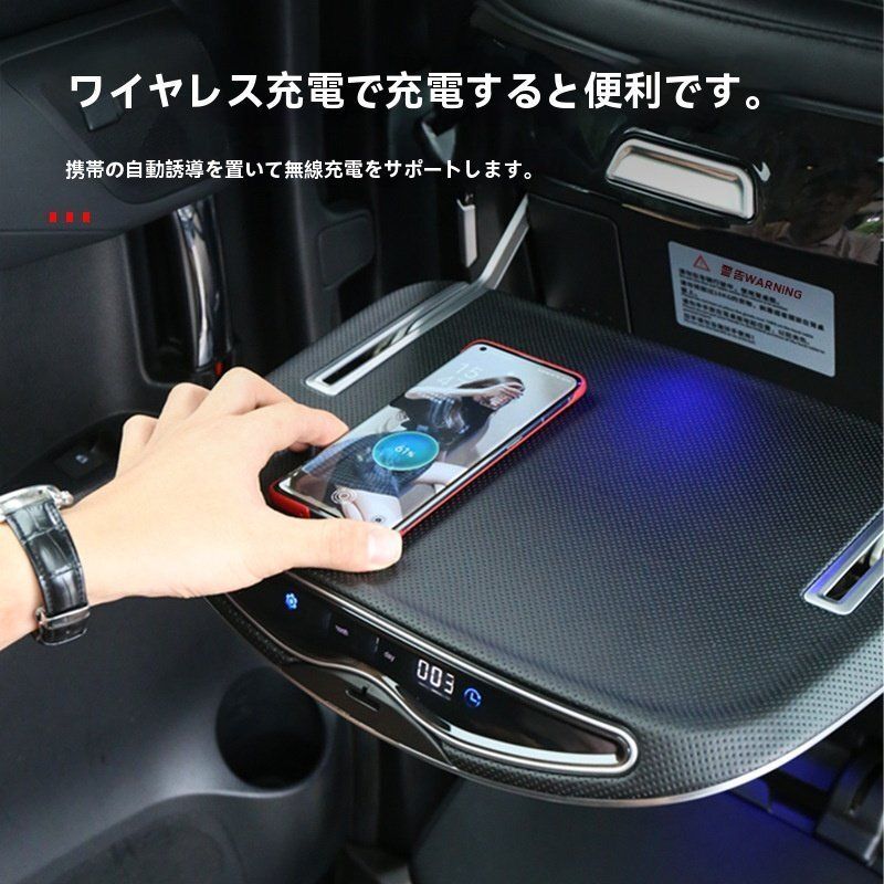 多機能小型テーブル 米色