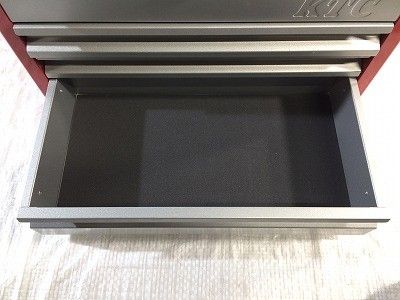  KTC 京都機械工具 ツールチェスト EKR 103 A シルバー レッド 3段3引き出し 工具箱 ツールボックス 工具収納 チェーンソー 切断工具 切断機