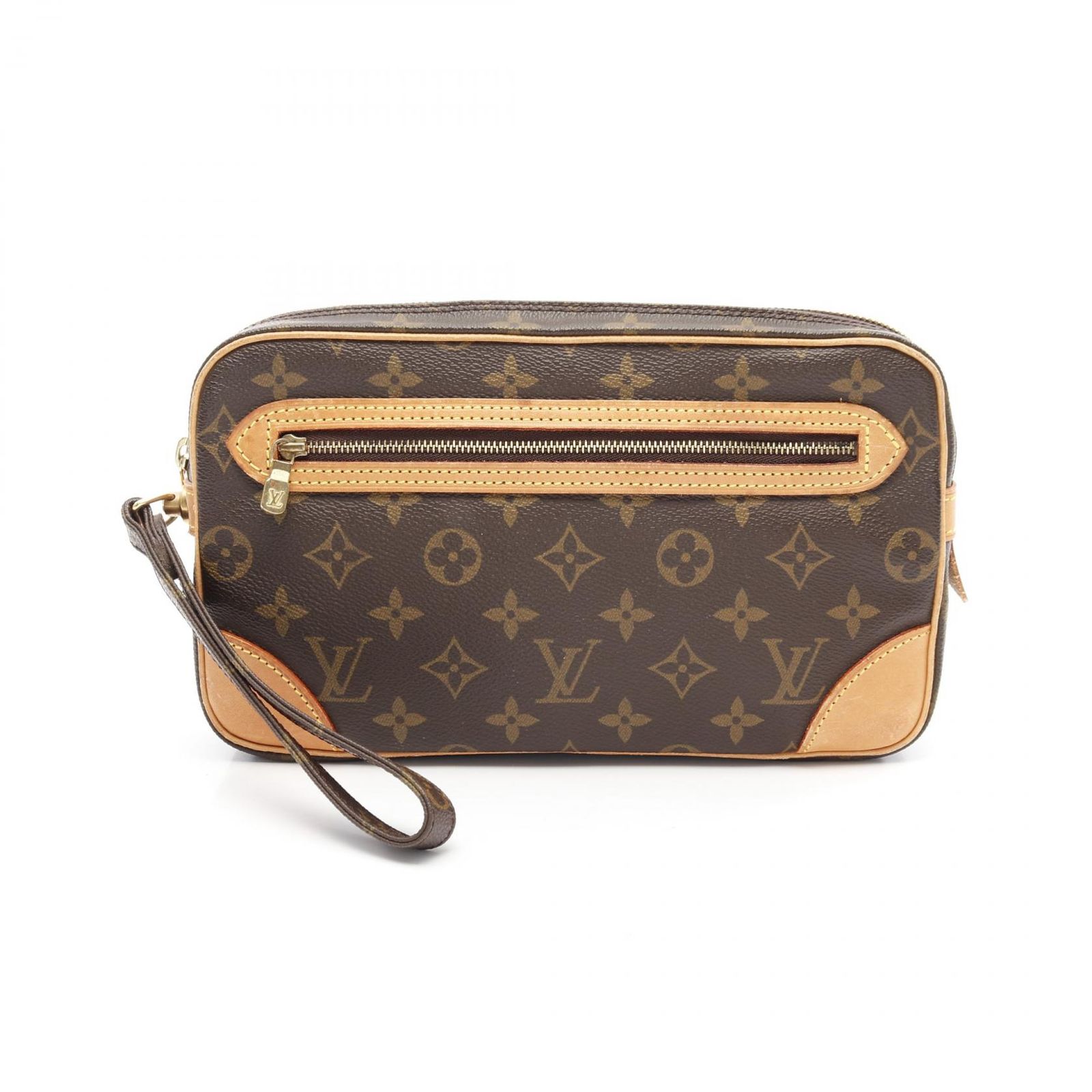 ルイ ヴィトン LOUIS VUITTON セカンドバッグ クラッチバッグ マルリードラゴンヌ モノグラム M51825 PVCコーティングキャンバス レザー マルリードラゴンヌGM ユニセックス Used C