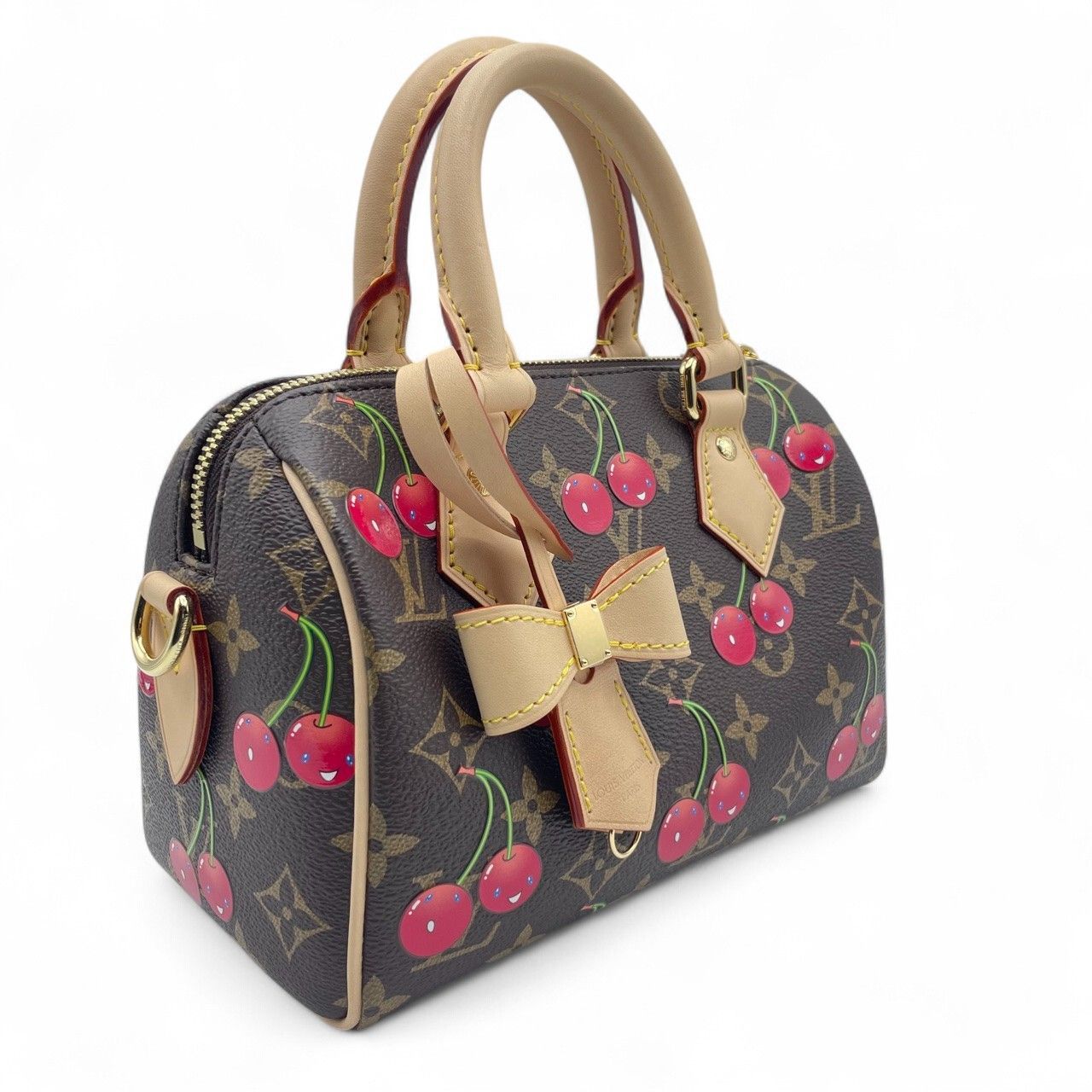 LV × TM スピーディ バンドリエール 20 チェリーキャンバス ルイヴィトン LV × TM スピーディ バンドリエール 20 モノグラム