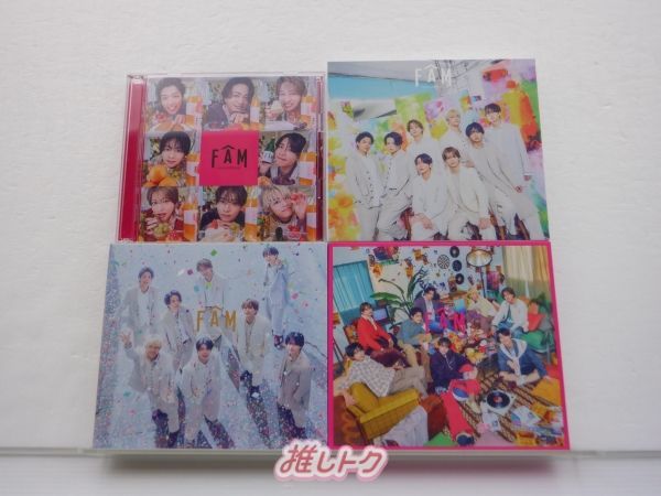 timelesz CD 4点セット FAM 初回限定盤A(CD+DVD)/B(CD+DVD)/通常