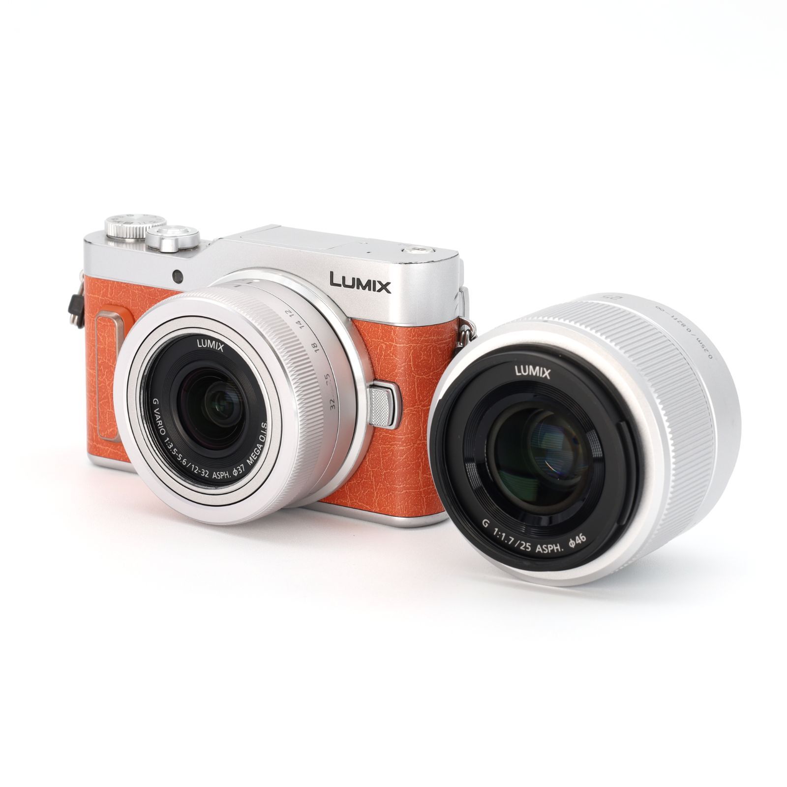 並品 LUMIX DC-GF10W ダブルレンズキット _GP00003653