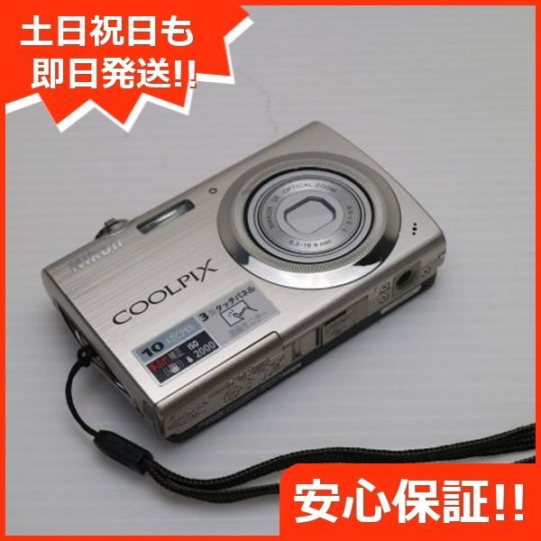 超美品 COOLPIX S230 ソリッドシルバー 即日発送 Nikon デジカメ