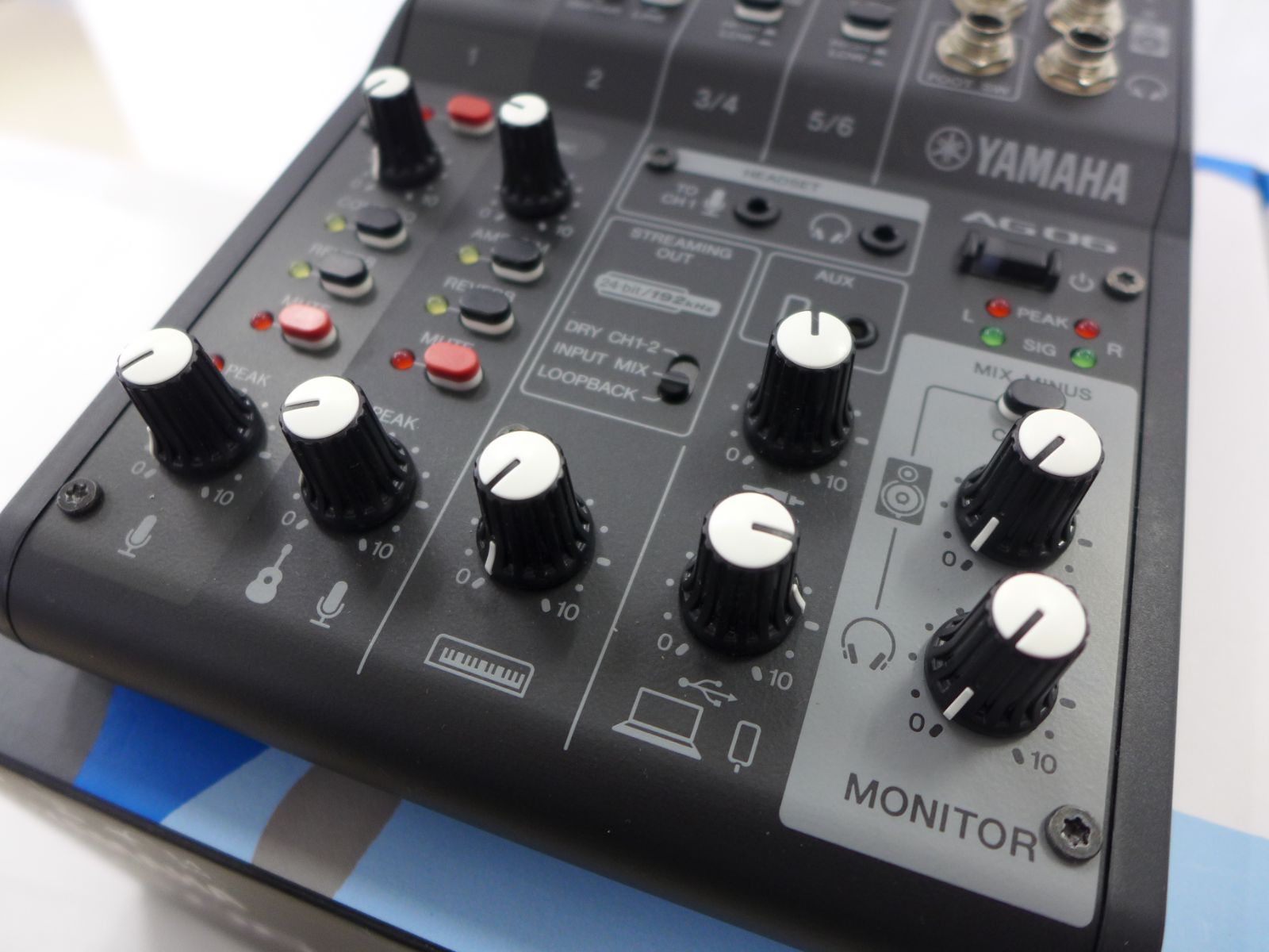 【新品・未使用】YAMAHA AG06 MK2ストリーミングインターフェイス 即納可能カラーあります！】YAMAHA/ライブストリーミング
