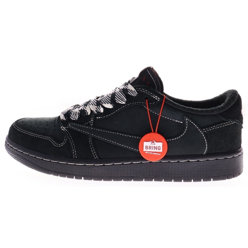 NIKE ナイキ ×TRAVIS SCOTT AIR JORDAN 1 LOW OG SP DM7866-001 トラヴィススコット エアジョーダン1 ブラックファントム ローカットスニーカー ブラック US9|27.0cm