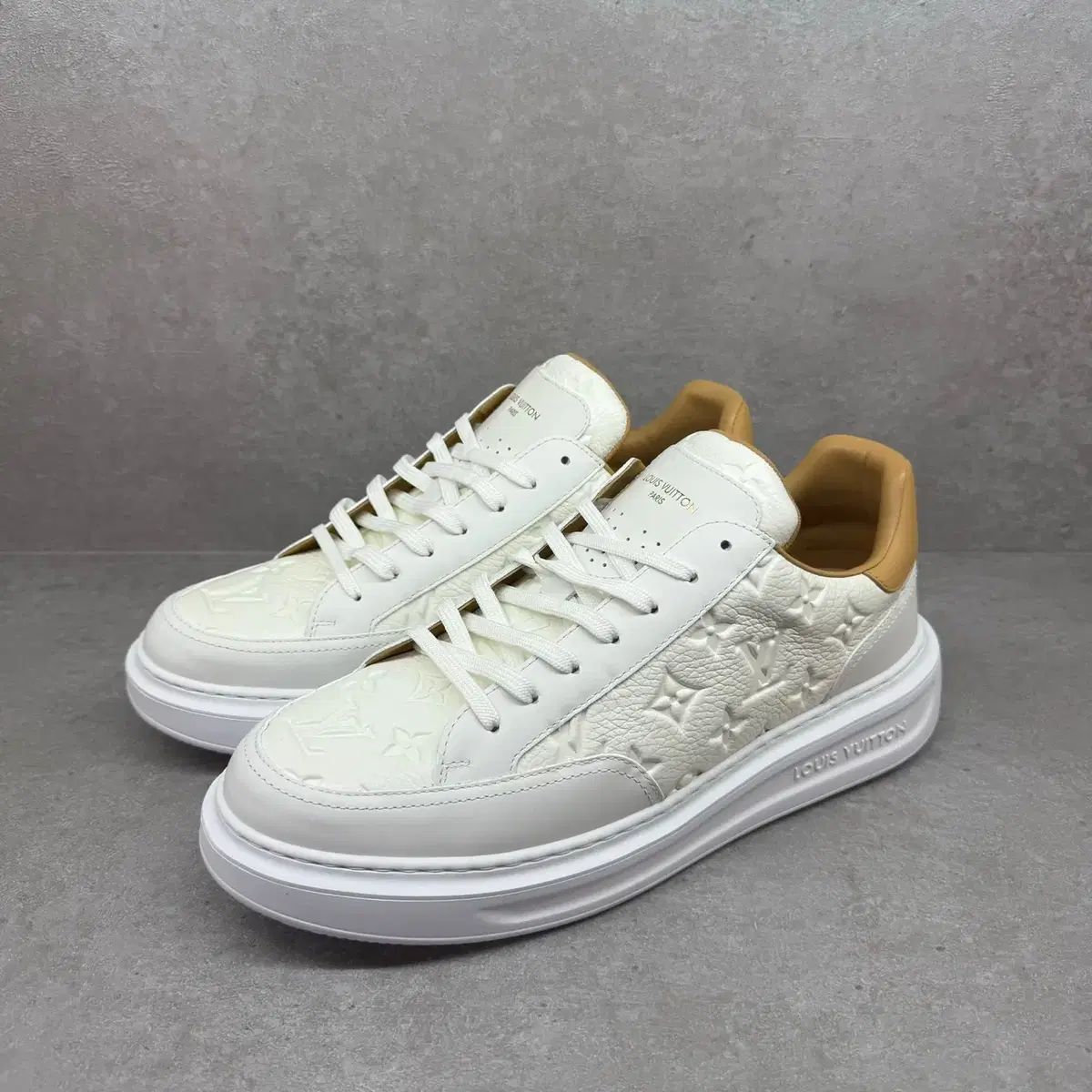9 サイズ Louis Vuitton ルイヴィトン 白 モノグラム ビバリーヒルズ スニーカーズ