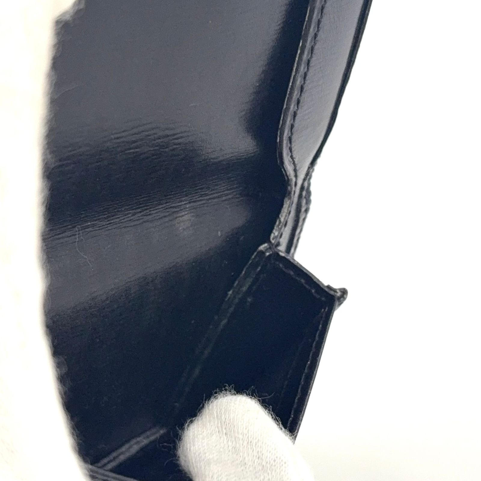 LOUIS VUITTON キュベット スプール エピ レザー ブラック 財布
