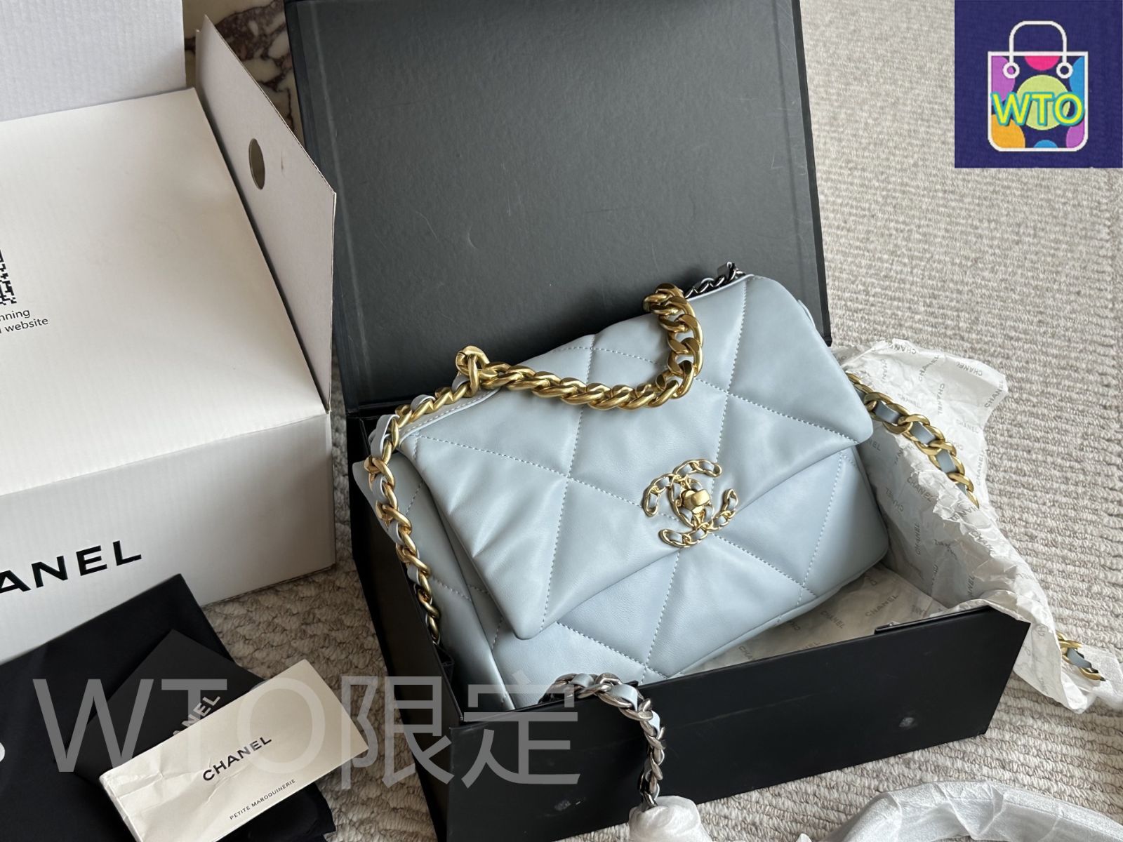 CHANELサイズ34専用出品 大人の高級感♡CHANELカーフスキン 2.55 フラップ 長財布