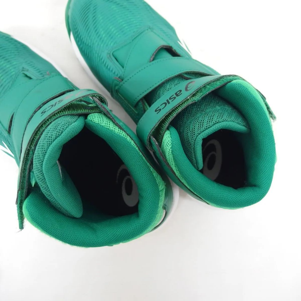 ASICS グリーン 安全靴　美品 asics 安全靴 ウィンジョブCP120 2022限定モデル 1273A062