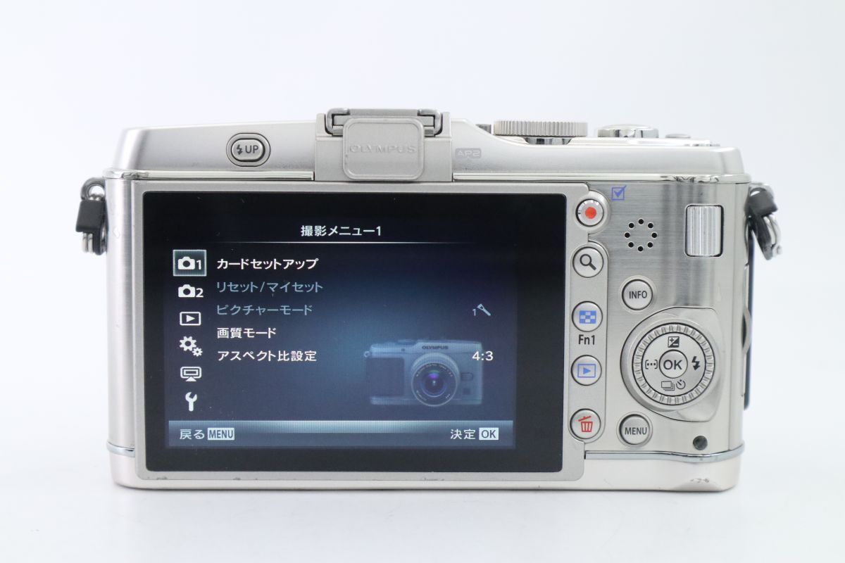 OLYMPUS PEN E-P3 シルバーボディ オリンパス ミラーレス一眼カメラ OLYMPUS PEN E-P3 シルバーボディ オリンパス ミラーレス一眼カメラ
