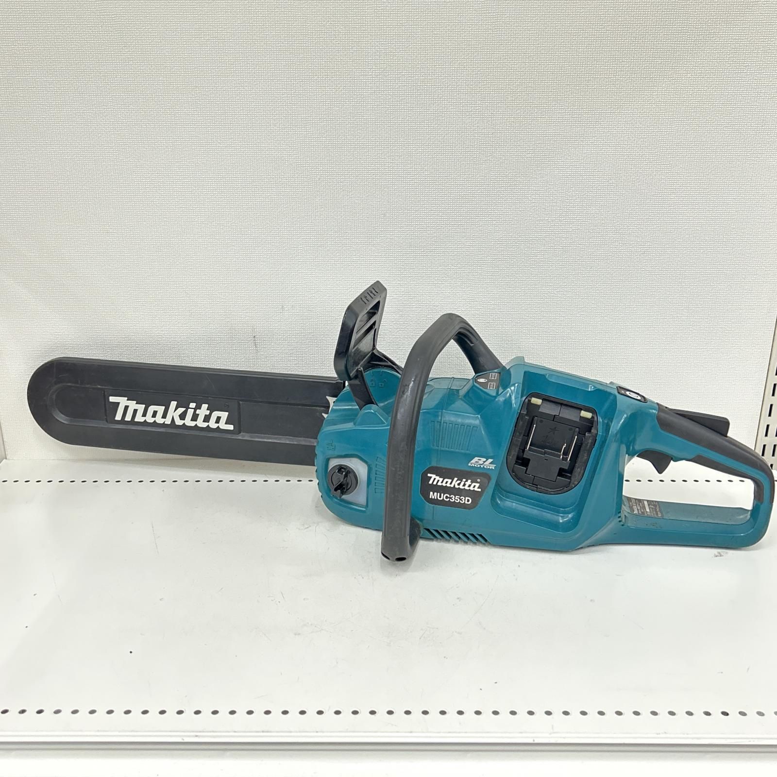 ▽▽MAKITA マキタ 充電式チェンソー コードレス式 MUC353D ブルー 