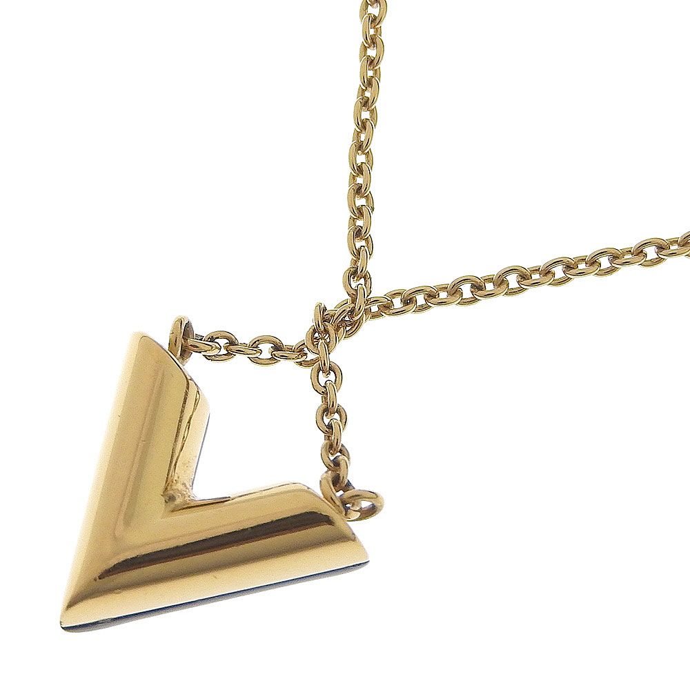 人気ブランドからコーディネートを探す LOUIS VUITTON】ルイ・ヴィトン 金メッキ M63181 エセンシャルV ネックレス、ペンダント、チョーカー