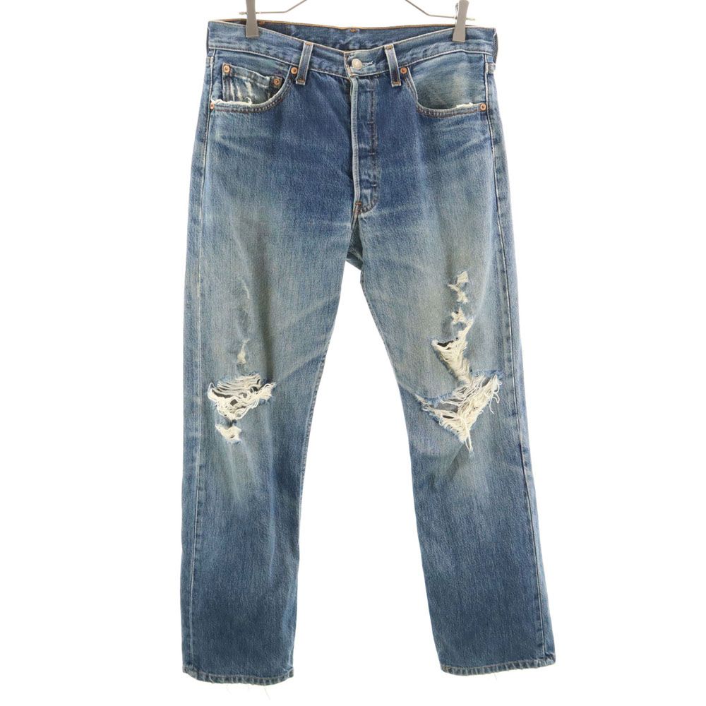 リーバイス 501 90s USA W33 Levi's　加工　　ヴィンテージ 1991年製 USA製 Levi's リーバイス 501xx ジーンズ W33 L31.5
