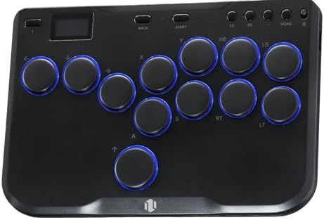 レバーレス アケコン レバーレス アーケードコントローラー haute42 cosmox 12ボタン 薄型 軽量 for PC|Switch|PS4|PS3|Steam ホットスワップ対応 格闘ゲームコントローラー RGBライトDIY 連