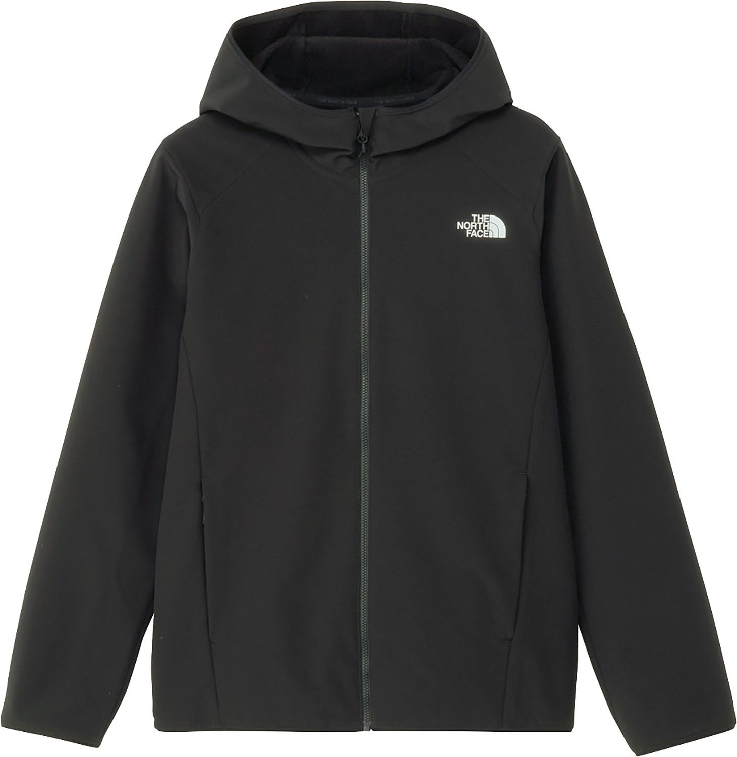 ザ ノース フェイス THE NORTH FACE アウトドア エイペックスサーマルフーディ レディース パーカー ジャケット アウター スウェット ソフトシェル フルジップ 日常使い トレーニング 運動 保温 防風 秋冬 NLW72583 K ブラック