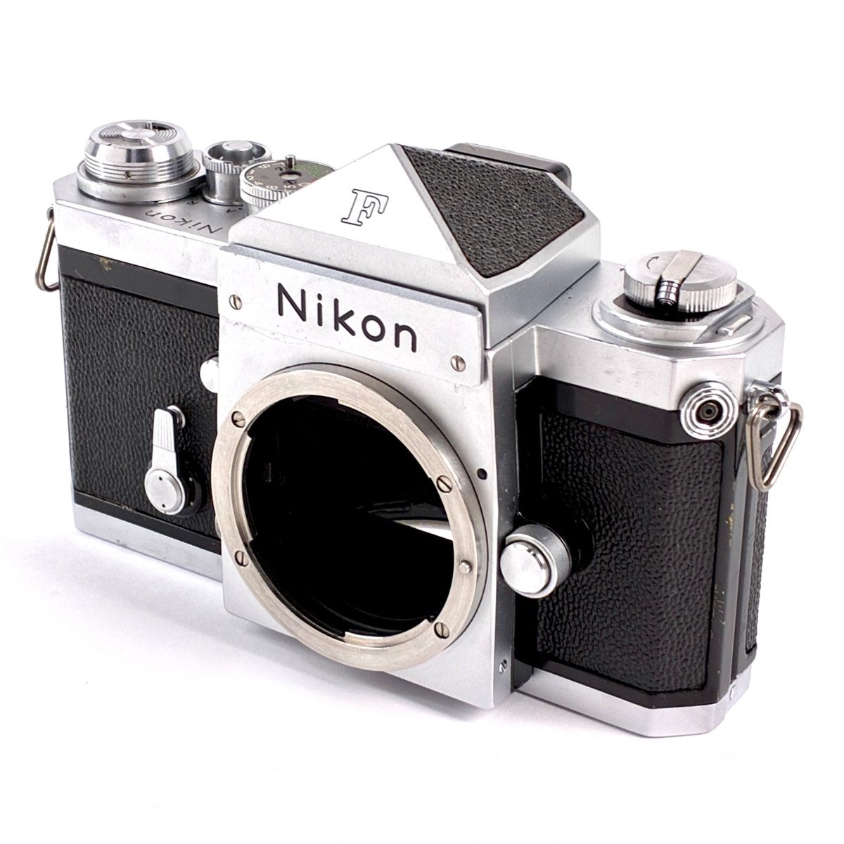 Nikon F アイレベル シルバー ボディ フィルムカメラ 658万番台 Nikon F アイレベル シルバー – ねりま中古カメラきつね堂