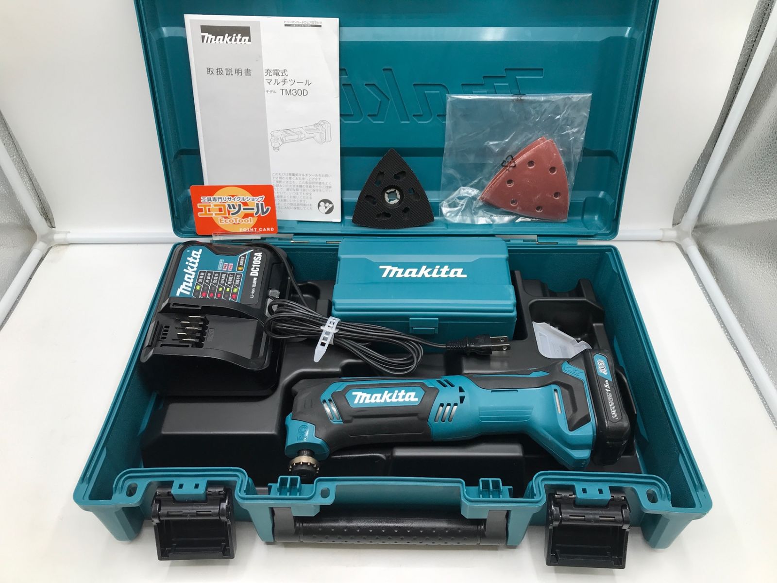 ▽【中古】マキタ TM30DSH 充電式マルチツール 10.8V バッテリー