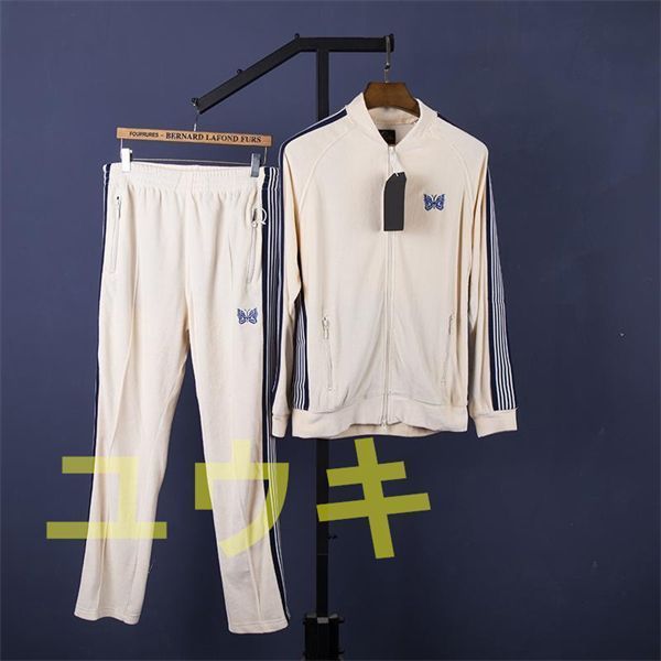 新品未使用】Needles ニードルズ ベロア トラックジャケットパンツ 