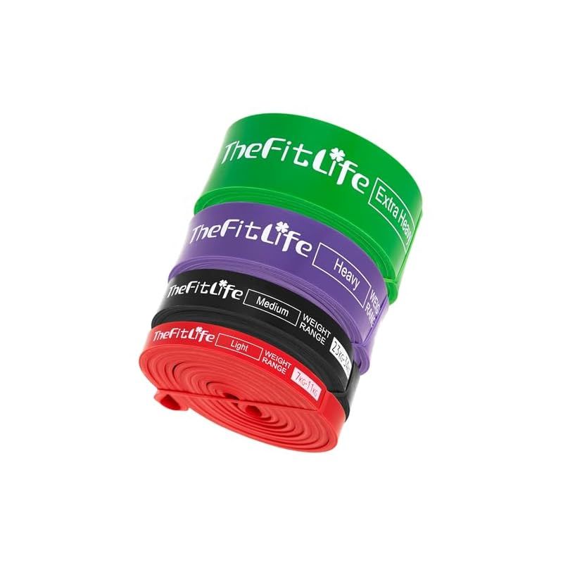 TheFitLife トレーニングチューブ 筋トレチューブ 懸垂チューブ