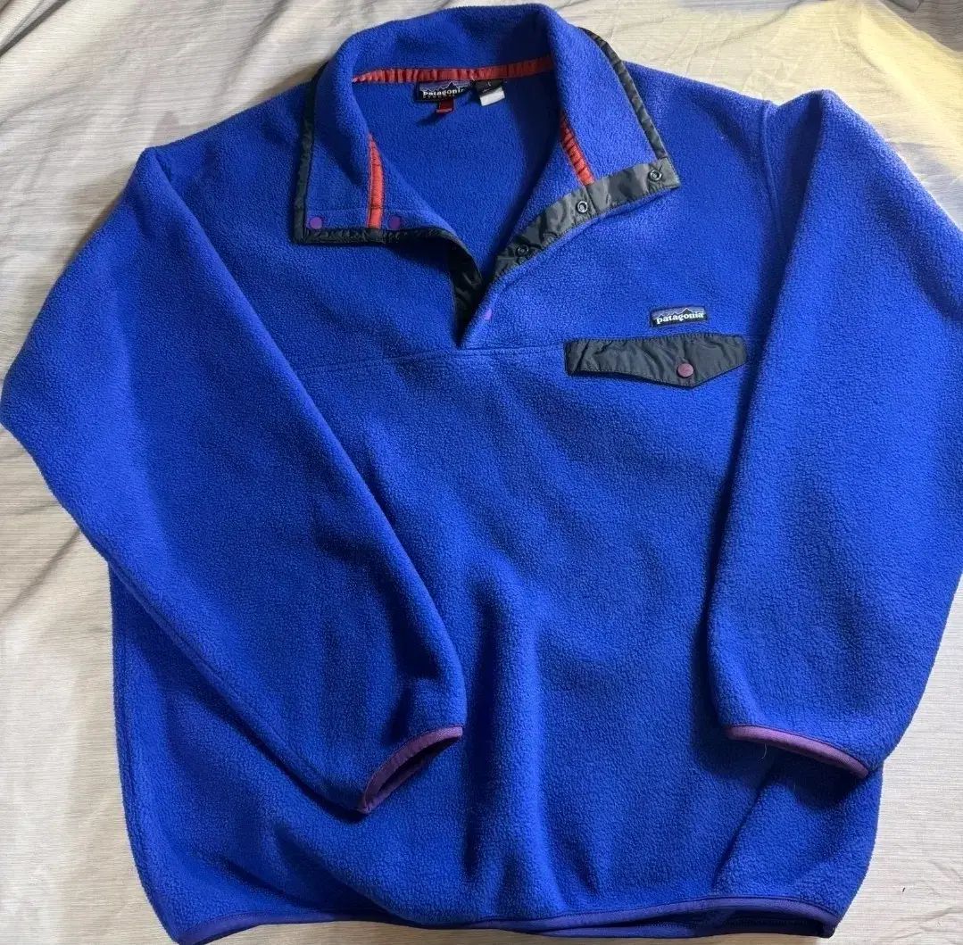 patagonia パタゴニア Synchilla シンチラ L ブルーリボン made in usa