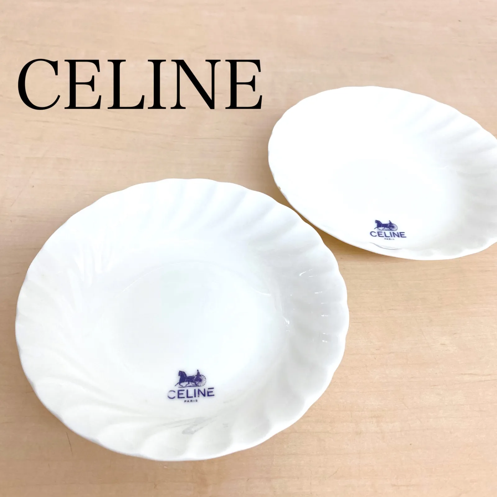 CELINEセリーヌ ☆ バタフライプレート 蝶々 陶器製 お皿 食器 CELINEセリーヌ ☆ バタフライプレート 蝶々 陶器製 お皿 食器