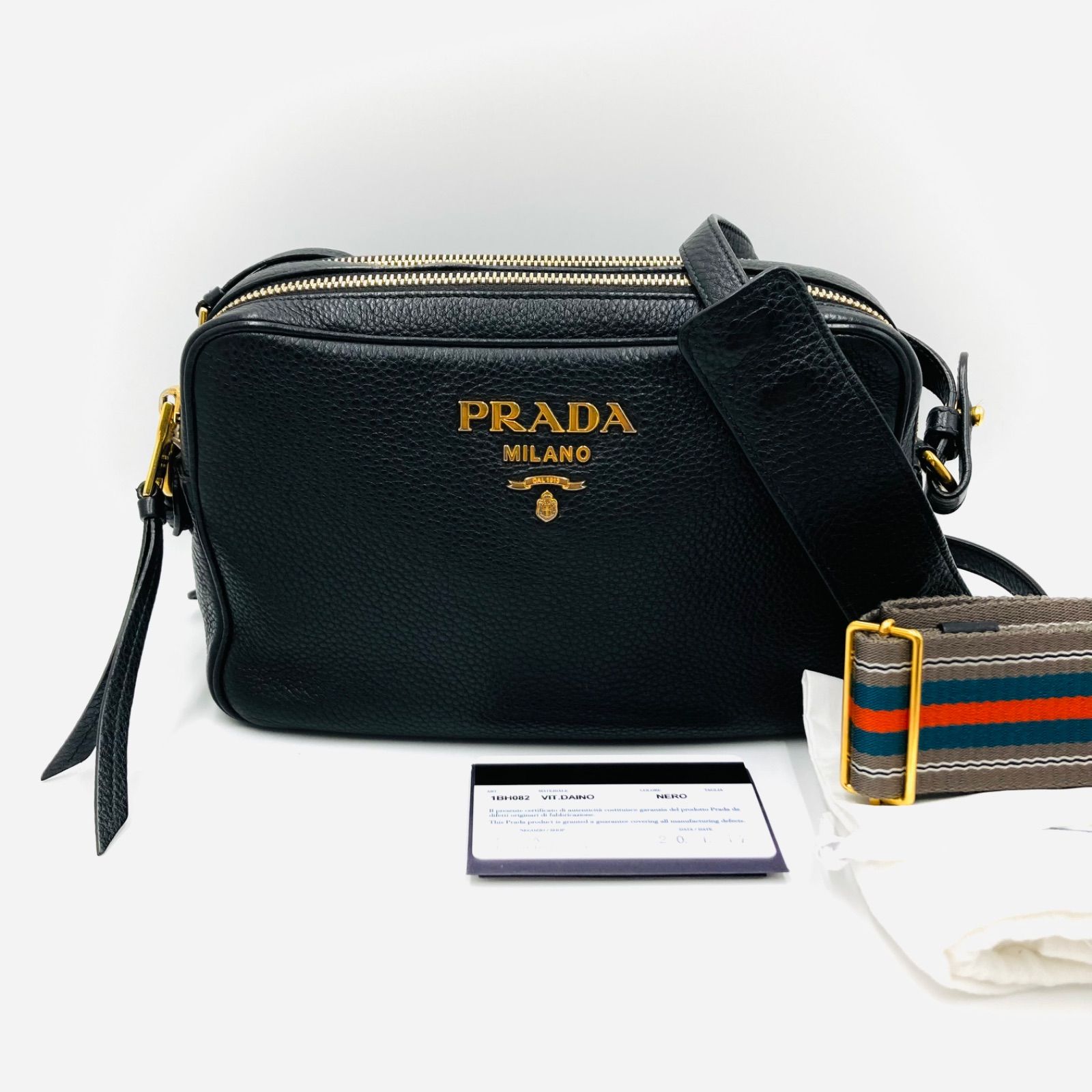 美品】プラダ PRADA 2way ショルダーバッグ 1BH082 斜め掛け ...