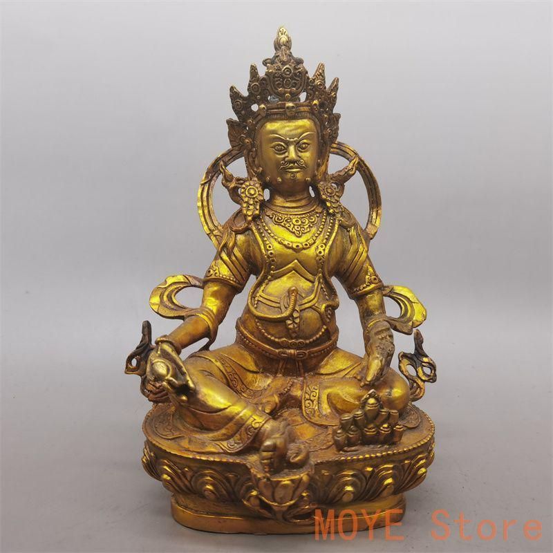 黄財神仏像 装飾品 工芸品 美術品 置物zw0829 【公式通販】