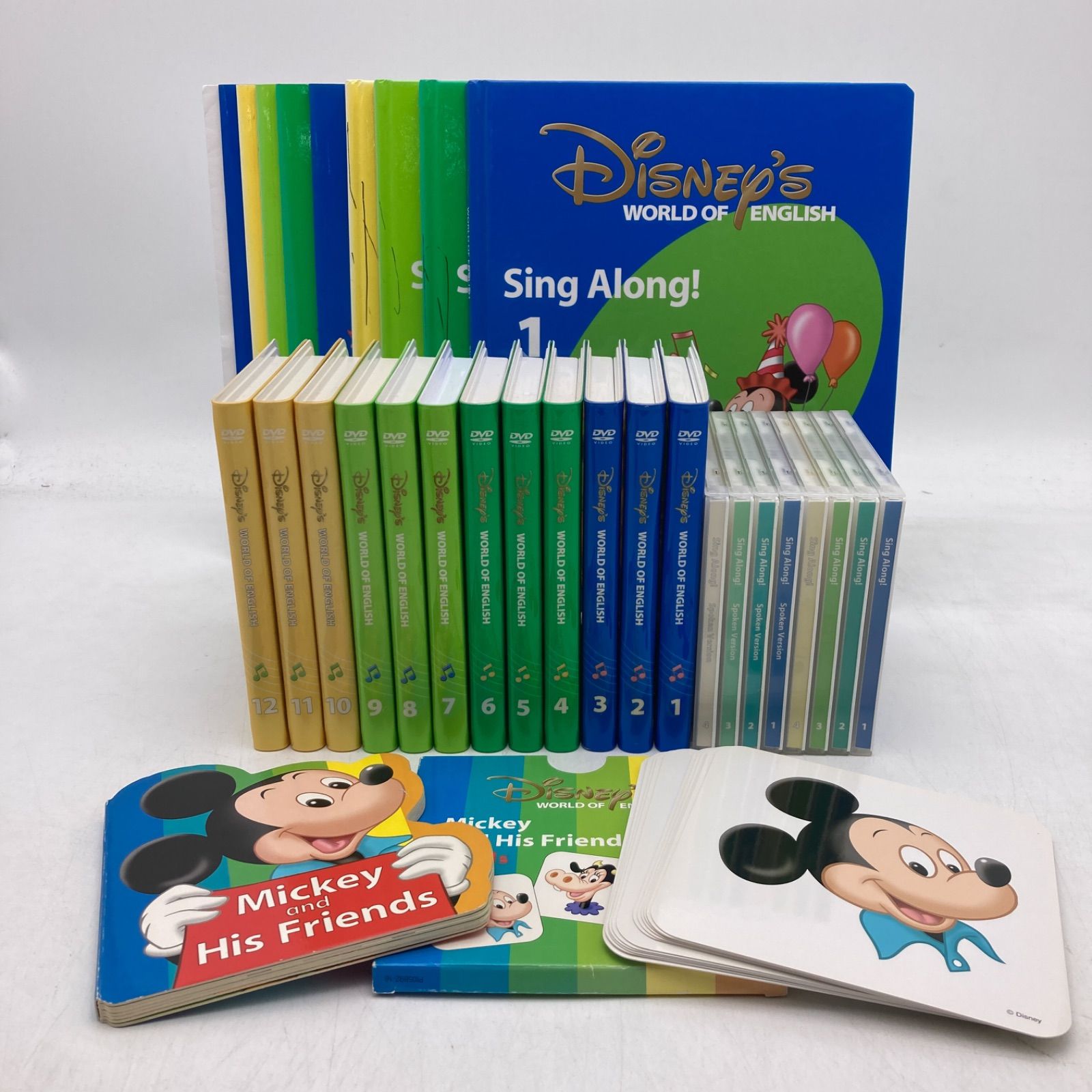 シングアロング 新子役 DVD12枚 絵本＆CD 字幕あり ディズニー
