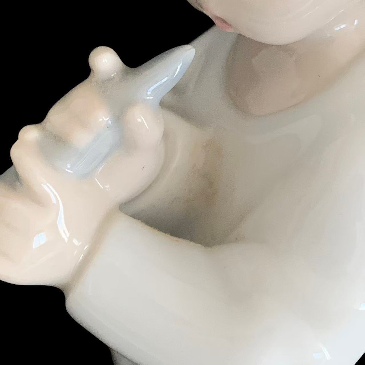 LLADRO リヤドロ 置物 陶器 インテリア 小物 天使 笛 4540