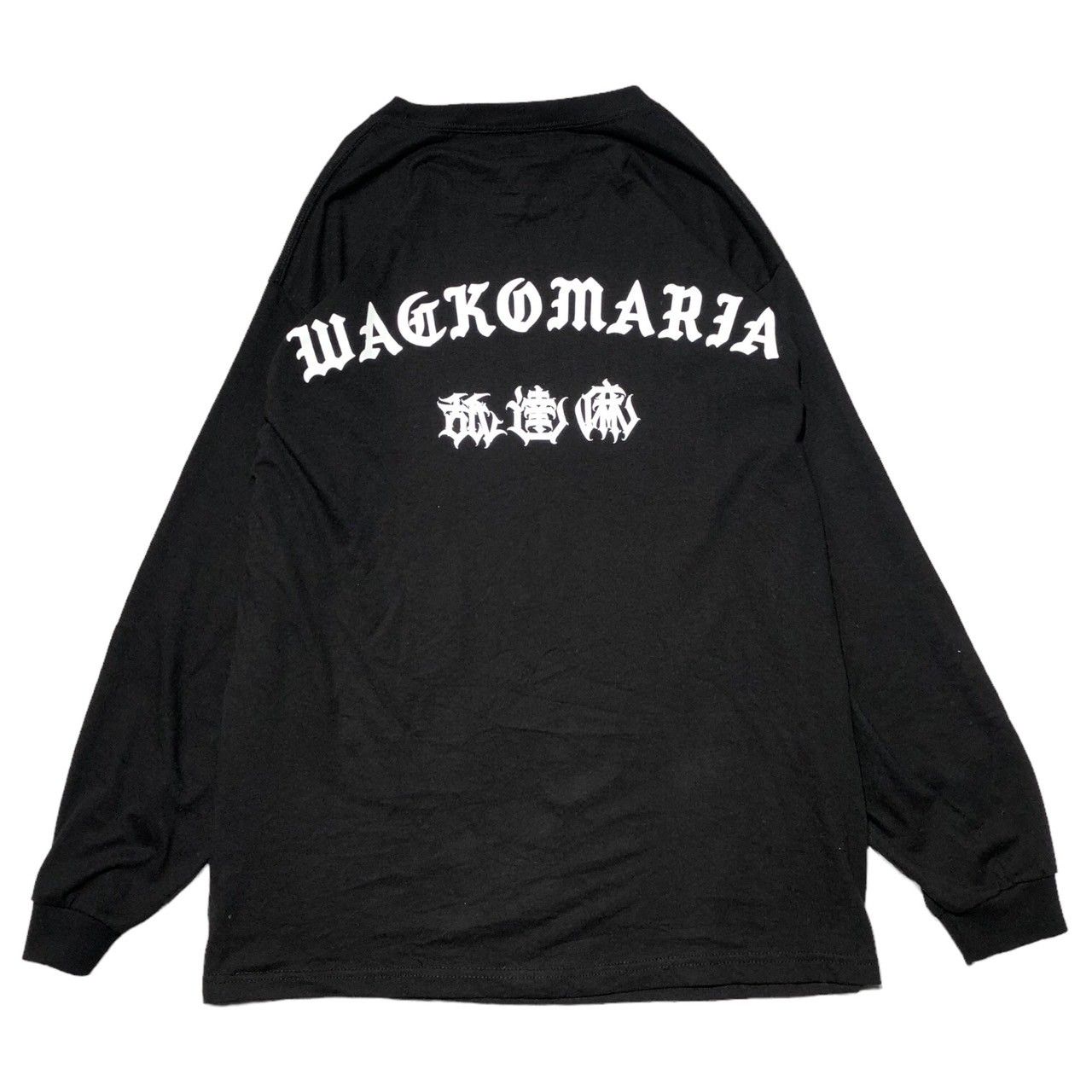 WACKO MARIA × 舐達麻 × HIGH TIMES(ワコマリア×ナメダルマ×ハイタイムス) HIGH TIMES / LONG SLEEVE T-SHIRT ハイタイムス 長袖 Tシャツ L ブラック×グリーン