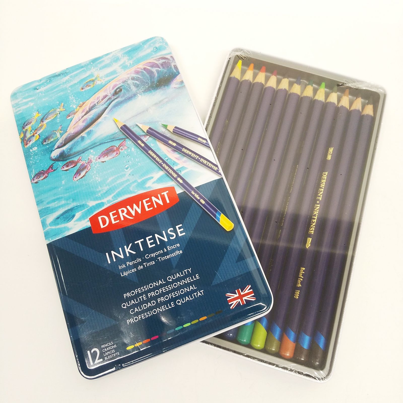 DERWENT／ダーウェント INKTENSE インクテンス 水彩色鉛筆36色 - 画材