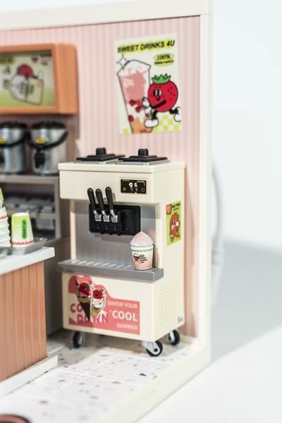 ROLIFE　DIYプラスチックハウス　スーパークリエイターシリーズ　タピオカス ROBOTIME ROLIFE DIY ミニチュアハウス スーパークリエイター