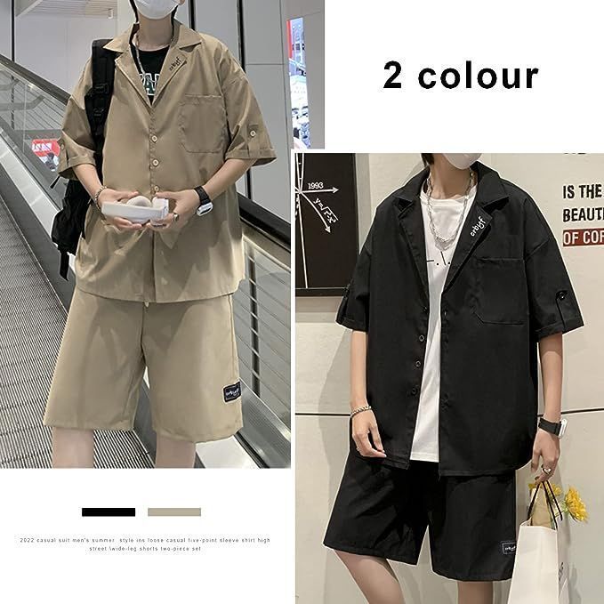 セットアップ メンズ 半袖ジャケット ハーフパンツ 吸汗速乾
