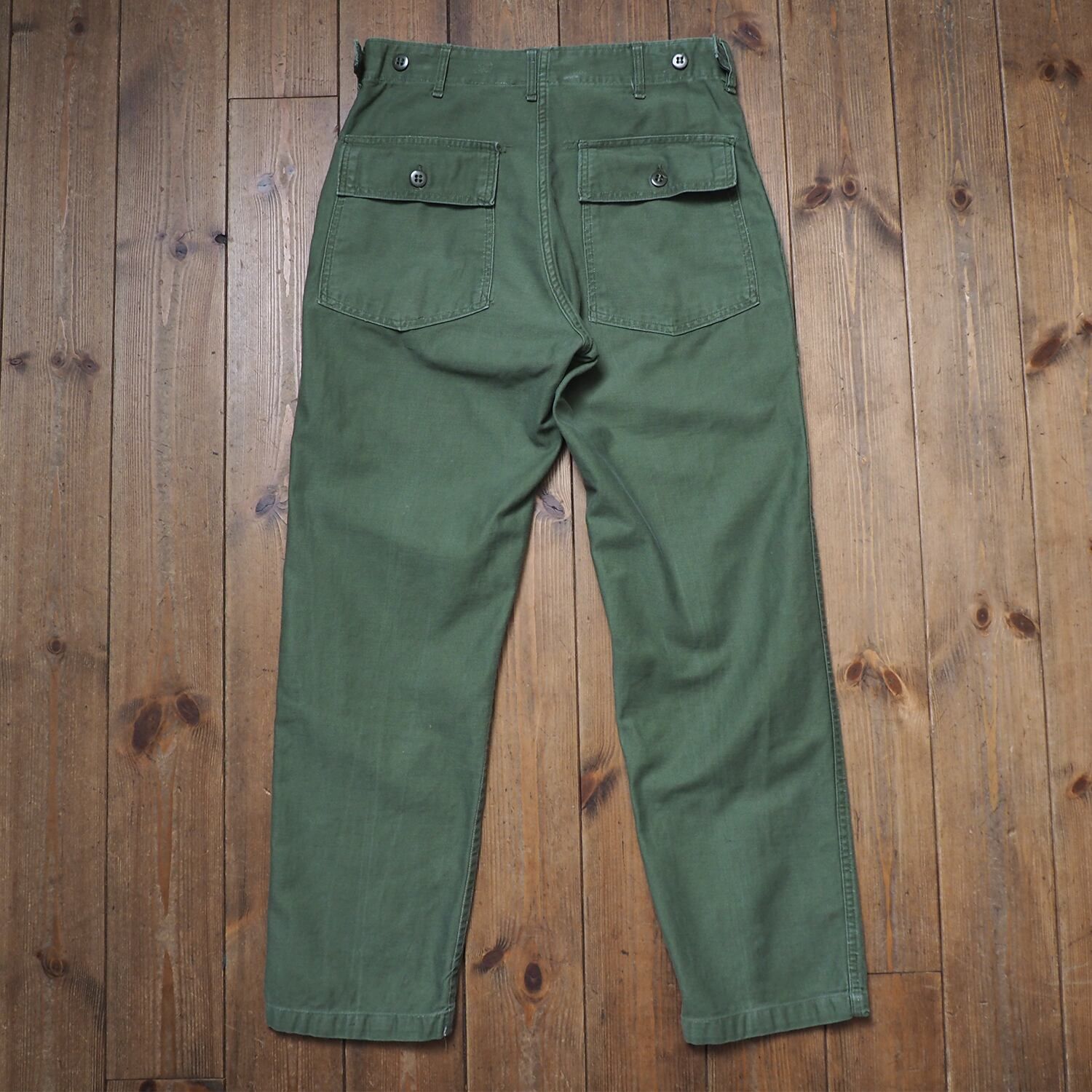 60s アメリカ軍 usarmy ベイカー パンツ ファティーグ ダブルステッチ 
