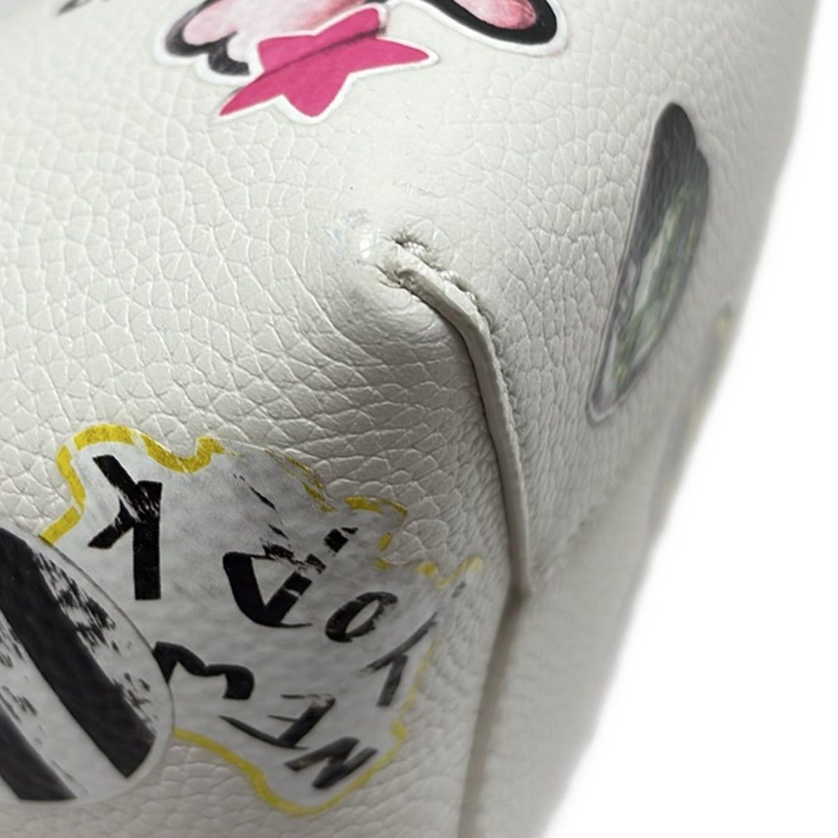 マークジェイコブス トートバッグ美品 ザ ステッカー レザー サック  