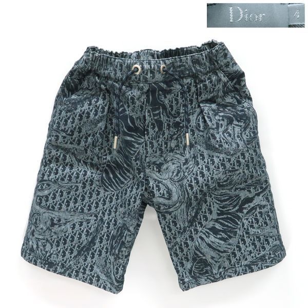 Christian Dior キッズ ハーフパンツ 04A 110 オブリーク デニム 2SBM22SHTB DIOR ディオール ◆ ◆質屋-10995